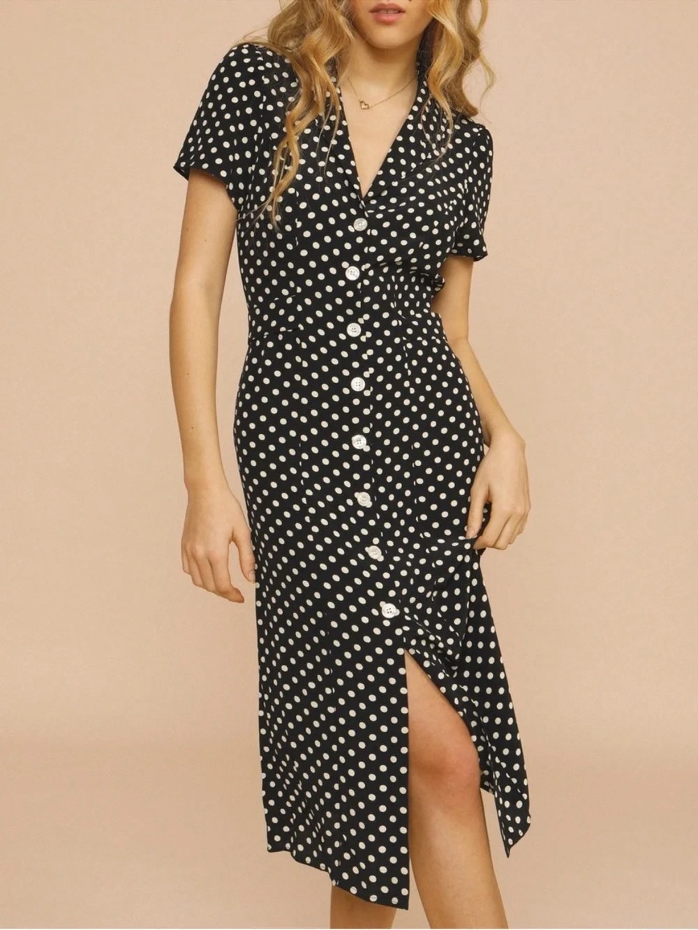 ROUJE polka dot dress